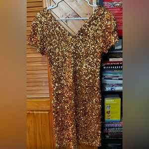 Anna-Kaci Womens Sexy Short Sleeve Sequin Bodycon Mini Cocktail Party Club Dress